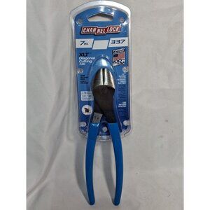 Channellock 337 7" XLT High Leverage Diagonal Lap Joint Cutting Pliers Brand New